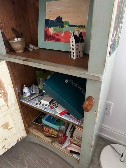 Photo of free Rustic wood cabinet (Dundas and Jarvis) #3