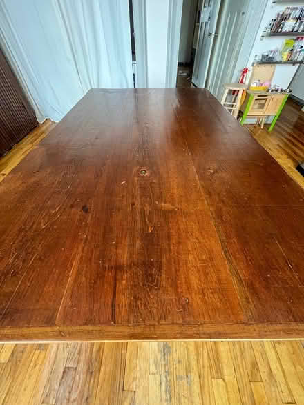 Photo of free Gorgeous wood table (East Williamsburg) #4