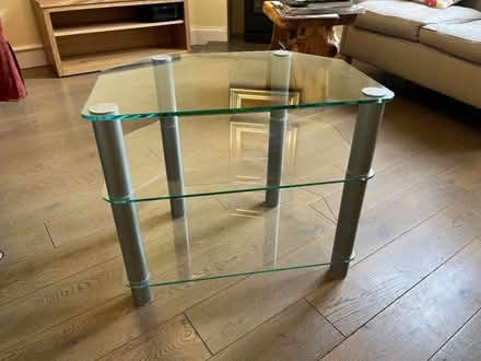 Photo of free Glass TV stand (Comiston EH10) #1