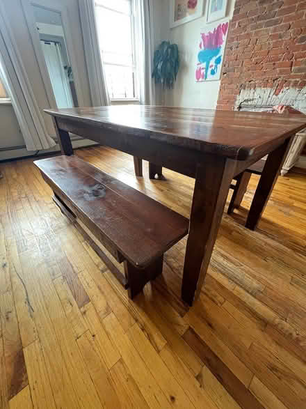 Photo of free Gorgeous wood table (East Williamsburg) #3