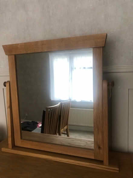 Photo of free Oak free standing mirror (Bedford MK40) #1