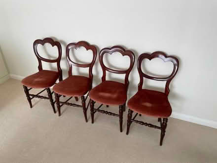 Photo of free Set of 4 small Victorian chairs (Winchmore Hill N21) #1