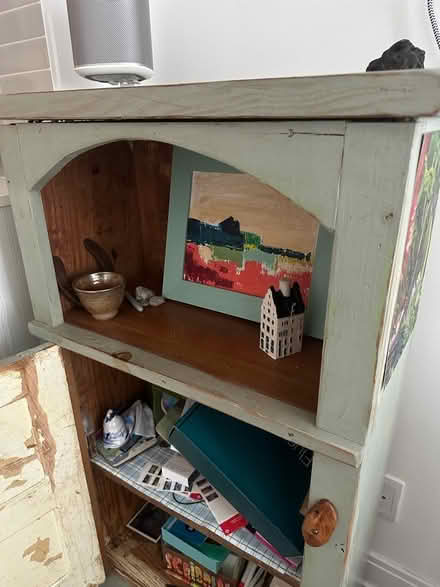 Photo of free Rustic wood cabinet (Dundas and Jarvis) #4