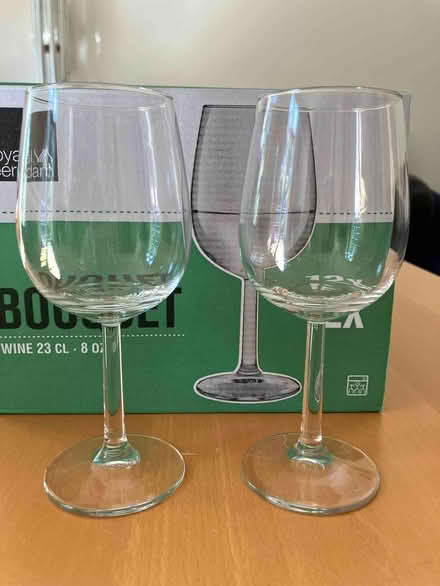 Photo of free 10 small wine glasses (Canonbury N1) #1