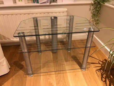 Photo of free Glass TV Stand (University Area, RG1) #1