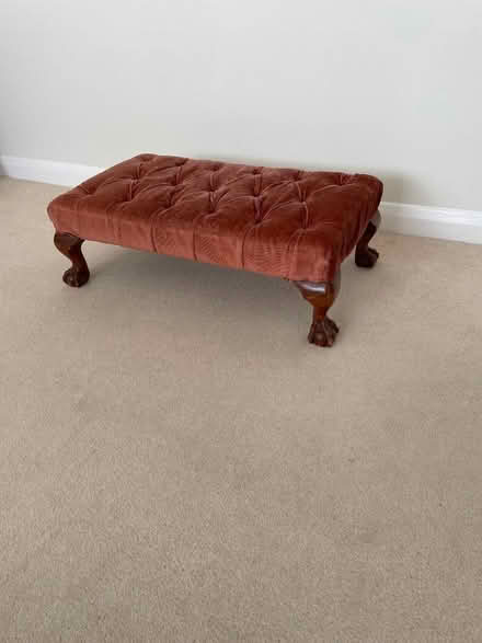 Photo of free Upholstered footstool (Winchmore Hill N21) #1
