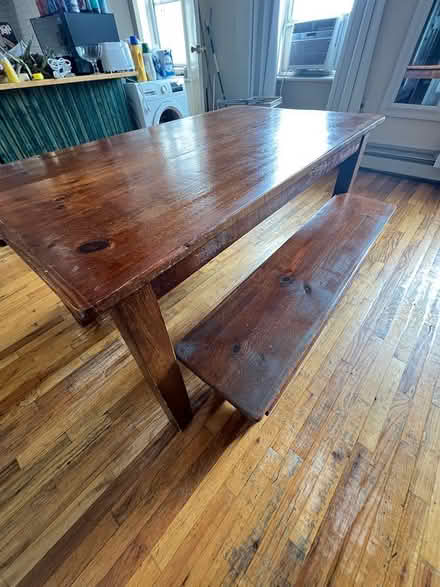 Photo of free Gorgeous wood table (East Williamsburg) #2