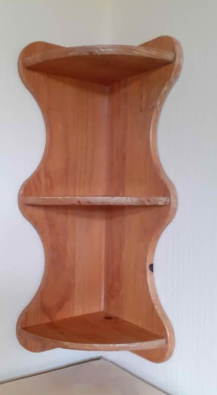 Photo of free Wooden Corner Shelves (Anstey LE7) #1