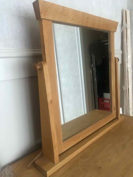 Photo of free Oak free standing mirror (Bedford MK40) #2