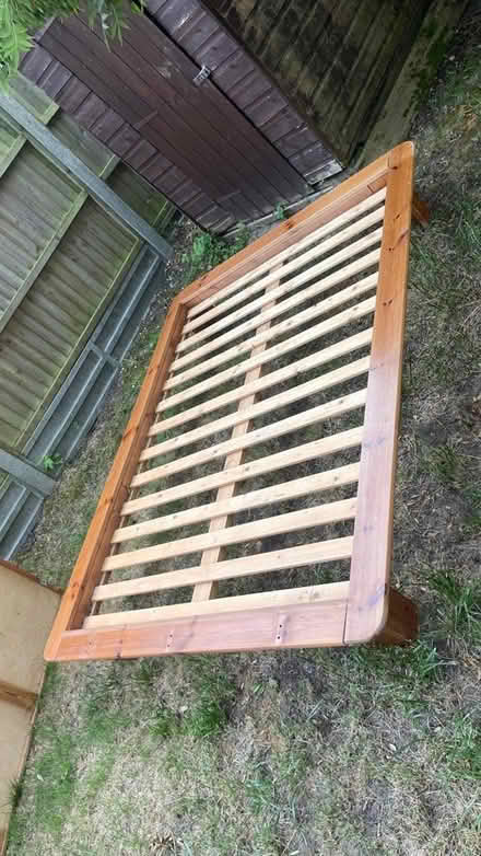 Photo of free Wooden double bed (Hanwell, Ealing W7) #3