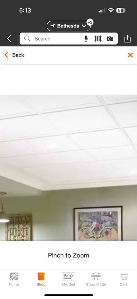 Photo of Drop ceiling tiles 2x2 ft (Bethesda) #1