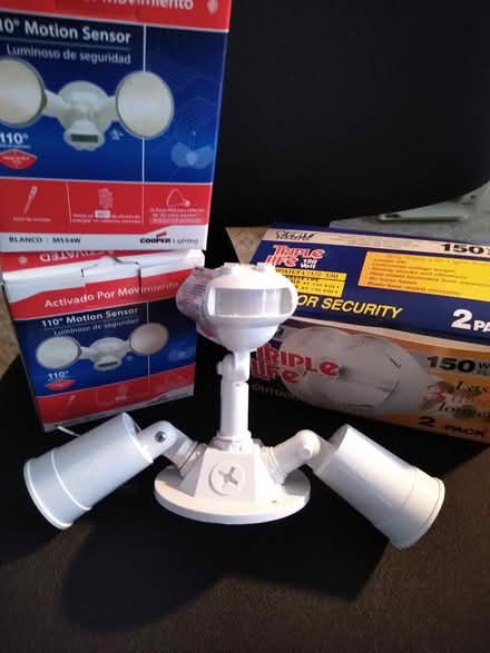 Photo of free 2 Motion Sensor Floodlights (Livonia - South) #1