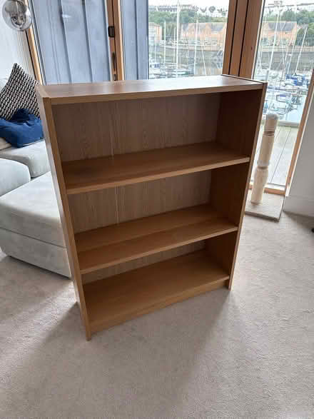 Photo of free IKEA Oak Book Case (Cardiff Bay CF11) #1