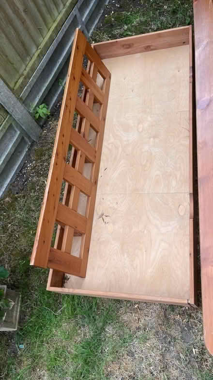 Photo of free Wooden double bed (Hanwell, Ealing W7) #2