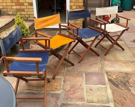 Photo of free x4 Folding outdoor chairs (Billericay CM12) #2
