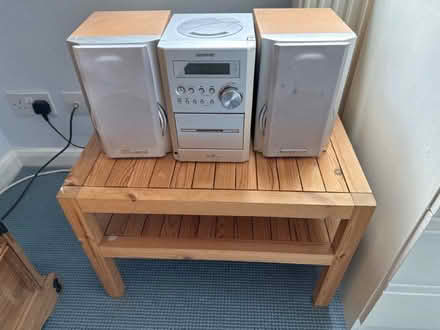 Photo of free CD and Cassette player with Table (Roundbush Green CM6) #1