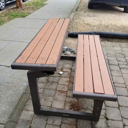 Photo of free Outdoor tables/benches (Columbia Heights) #1
