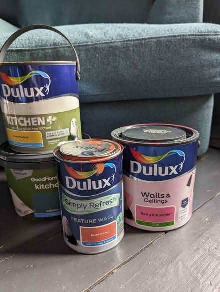 Photo of free Mixed tins of paint (Lanchester) #1