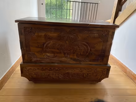 Photo of free Solid wooden chest (Hayward’s heath) #2