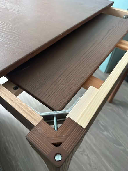Photo of free Kitchen table with leaf (Dundas and Jarvis) #2
