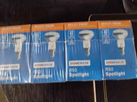Photo of free R50 spotlight bulbs X 4 sealed (Parkstone BH12) #1