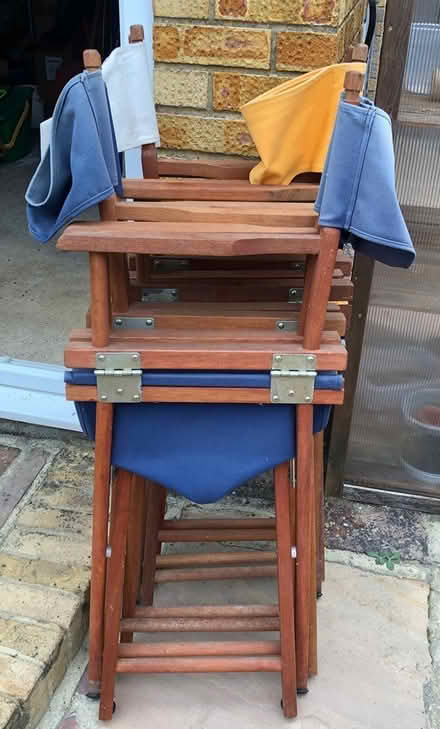 Photo of free x4 Folding outdoor chairs (Billericay CM12) #1