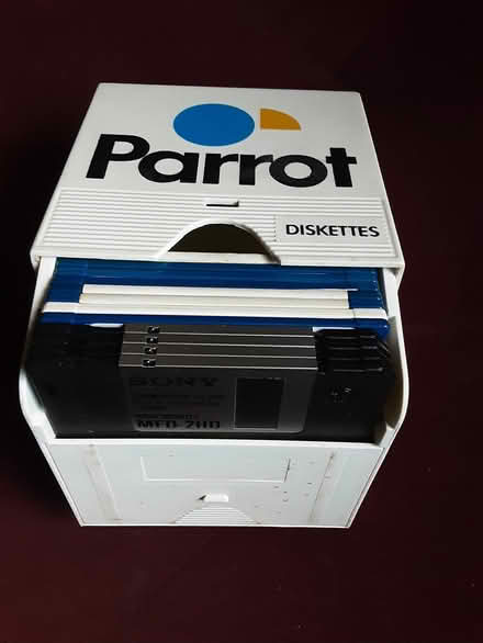 Photo of free 12 3.5 inch floppy disks in box (Gosport PO12) #1