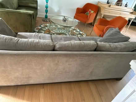 Photo of free Gray couch (Glen Ellyn) #2