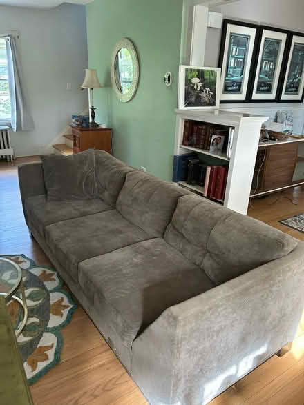 Photo of free Gray couch (Glen Ellyn) #3