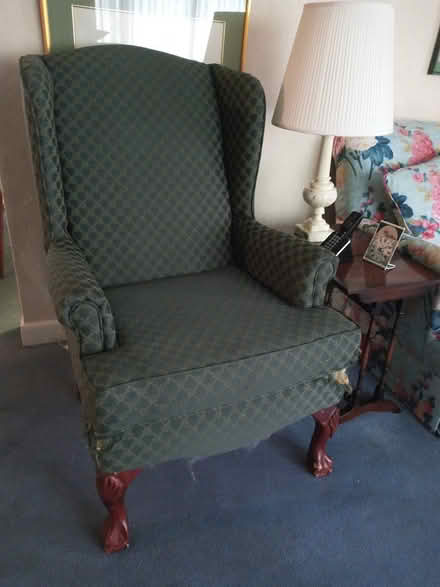 Photo of free Large wingback chair (Manor Park - Rockcliffe Park) #1