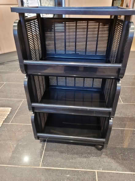 Photo of free Shelving unit on wheels. Vegetable rack. (Grange-over-Sands LA11) #4