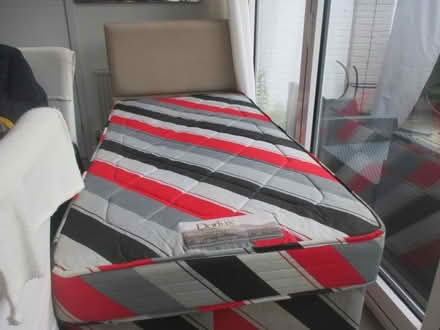Photo of free Single Divan bed, Headboard, cupboard under. (Southsea PO4) #2
