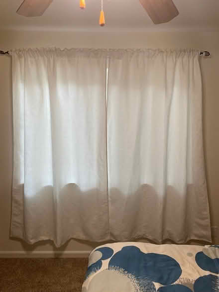 Photo of free White Ikea Curtains (Grass Valley near Kmart/Target) #1
