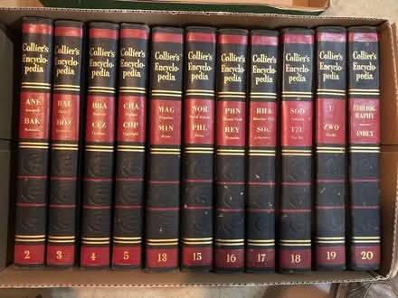 Photo of free Encyclopedia set, Colliers 1952 (Kitchener) #1