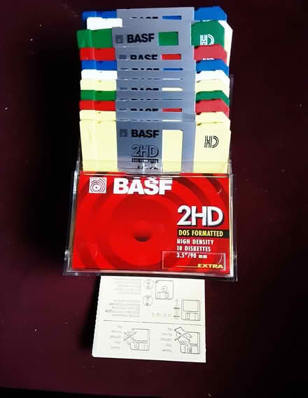 Photo of free 12 BASF 3.5 Multi-coloured disks (Gosport PO12) #1