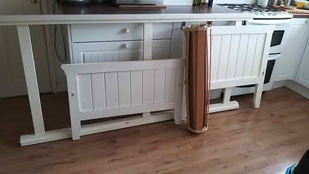Photo of free Single bed. Pine. White (Woodley, RG5) #2