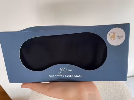 Photo of free J. Crew cashmere sleep mask (East Village) #1