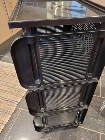 Photo of free Shelving unit on wheels. Vegetable rack. (Grange-over-Sands LA11) #2