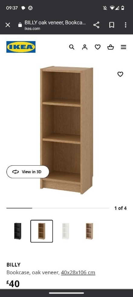 Photo of free Small IKEA billy bookcase (M21 Chorlton) #1