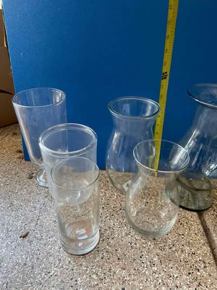 Photo of free Vases ~ clear glass (Columbine Valley / Littleton) #1