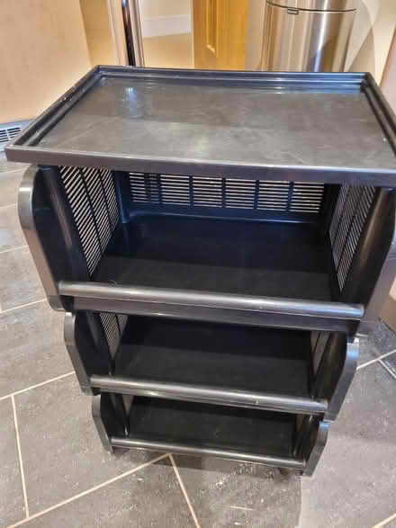 Photo of free Shelving unit on wheels. Vegetable rack. (Grange-over-Sands LA11) #3