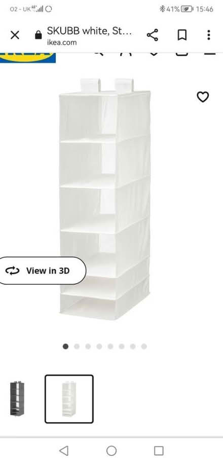 Photo of free Ikea handing clothes organiser (Buckstone) #2