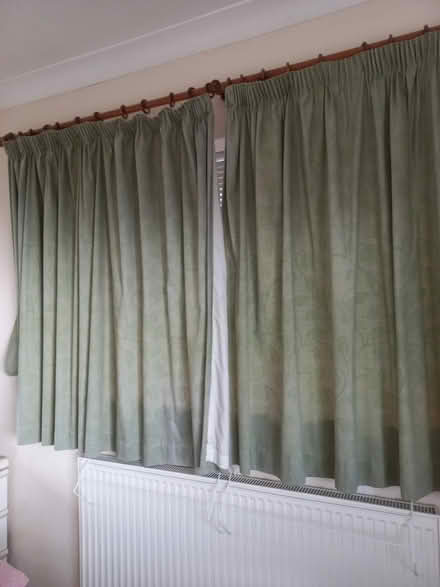 Photo of free Sets of light green curtains (Boscombe) #1