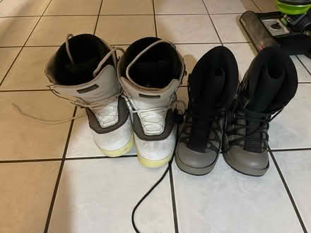 Photo of free 2 pairs of snowboarding boots (Northridge) #1