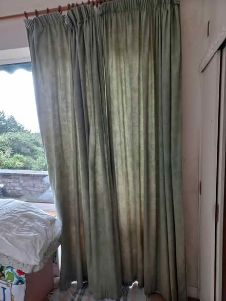Photo of free Sets of light green curtains (Boscombe) #2