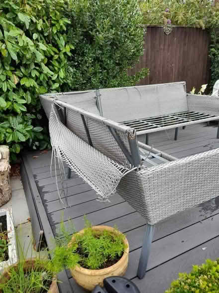 Photo of free Corner garden seating, needs repair (Southport PR9) #1