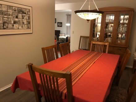 Photo of free Oak dining room set (Standley Lake, Arvada) #1