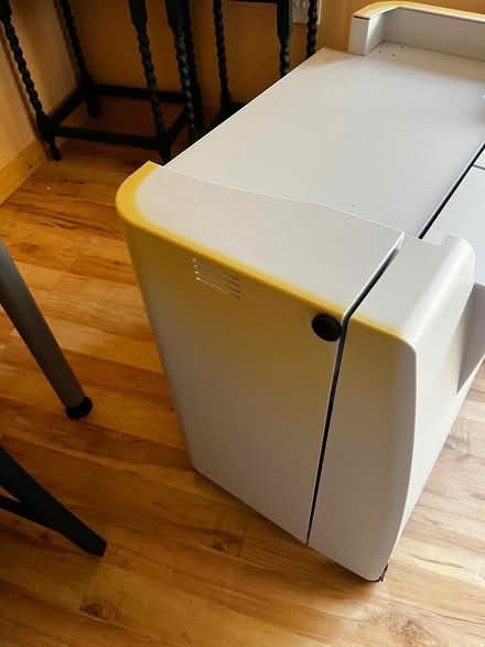 Photo of free Metal/plastic store cabinet on wheels (Lupton LA6) #3
