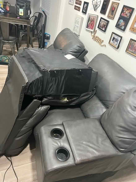 Photo of free Electric recliner sectional (South Sacramento) #3