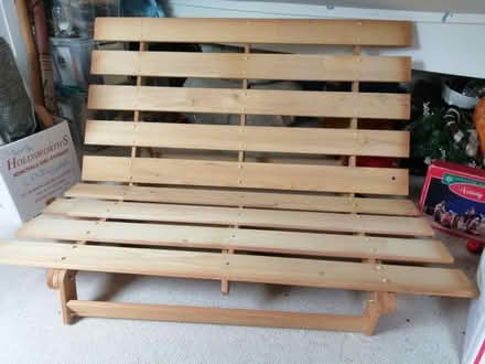 Photo of free Wooden futon base (Saddleworth, OL3) #1